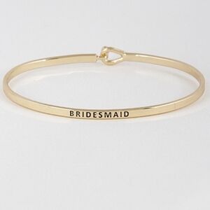 Bridesmaid Gold Bracelet Bride Gifts
